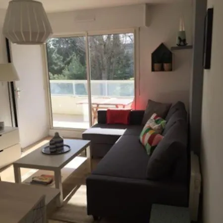 Cosy, Vue Sur Parc, 3 Mins Benoit Apartment La Baule-Escoublac